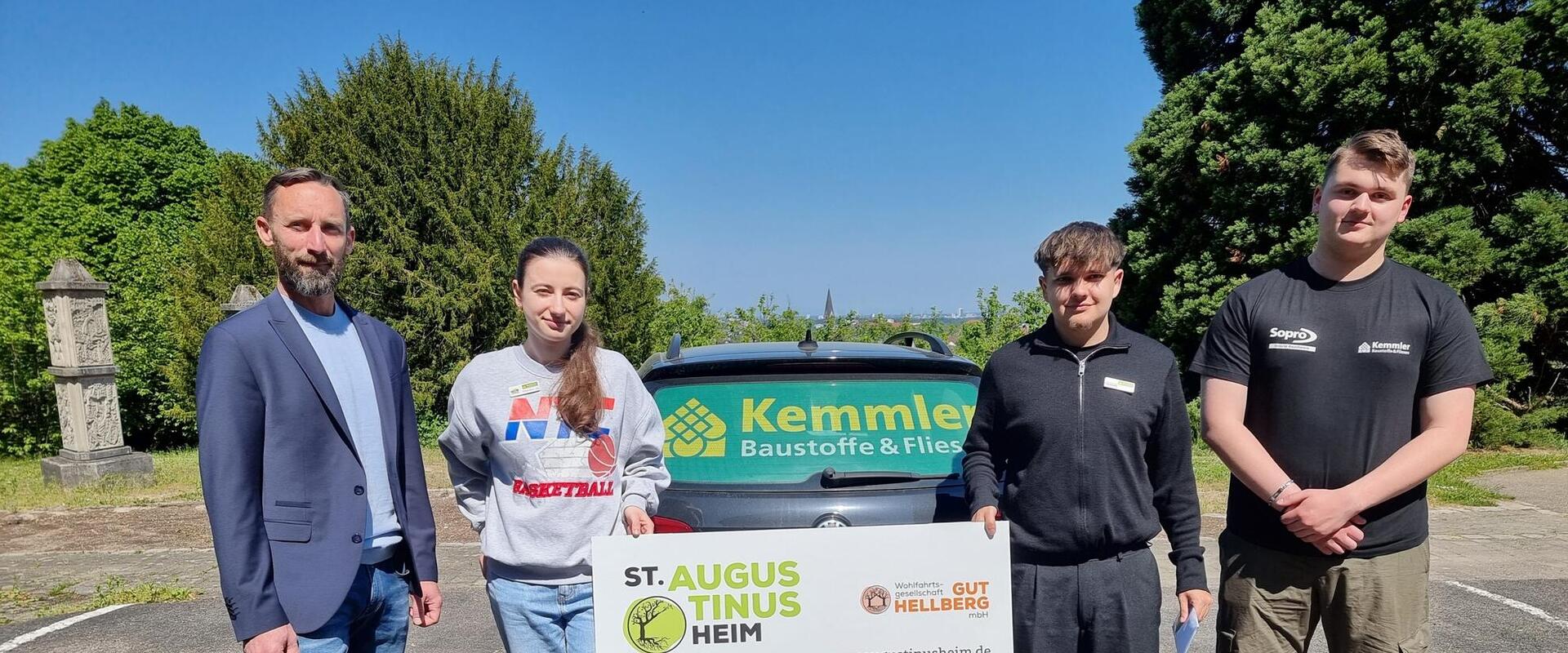Spende von Kemmler Baustoffe